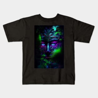 Psychedelic Jungle V1 Kids T-Shirt